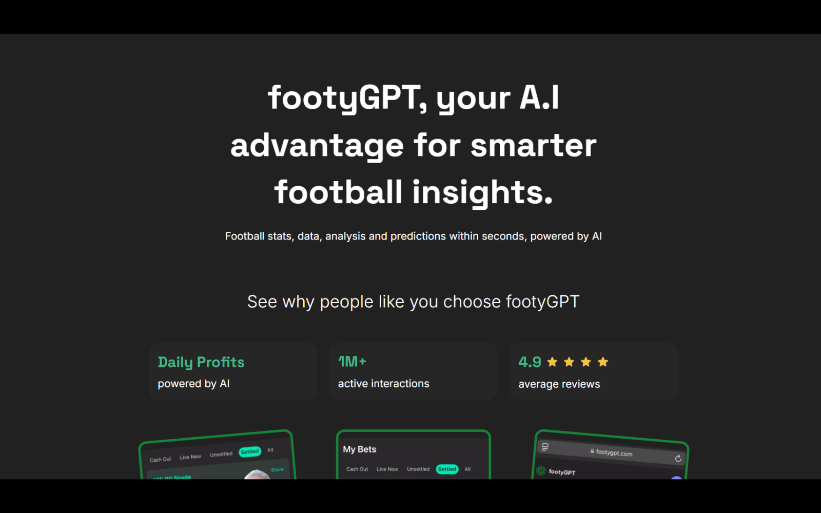 footygpt insights page