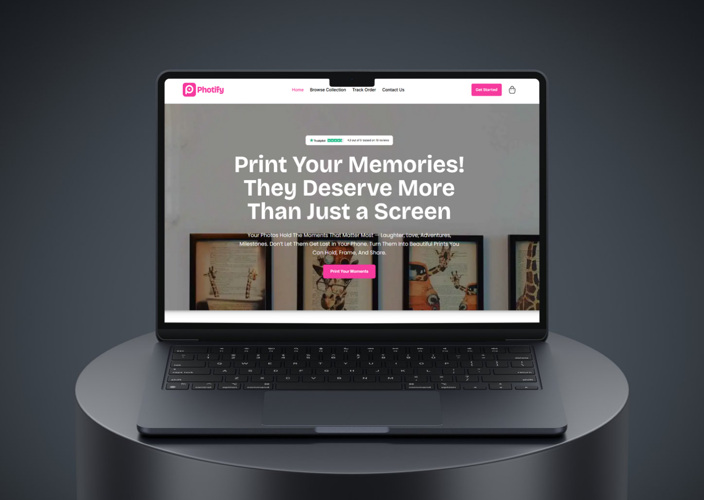 photify mockup photify mockup